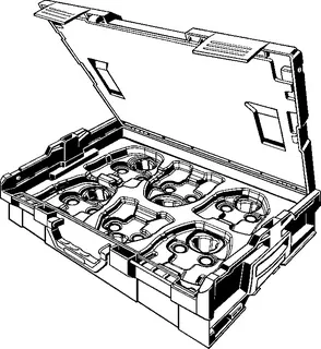 Viega Systemkoffer 2202.64 ohne Pressbacken – Bild 2