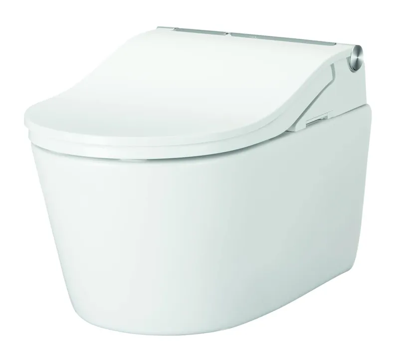 sanibel-Keramik-Dusch-WC HCRW A22 spülrandlos mit Glasur im Set weiß