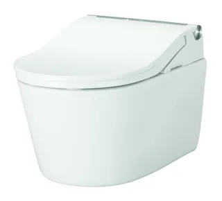 sanibel-Keramik-Dusch-WC HCRW A22 spülrandlos mit Glasur im Set weiß