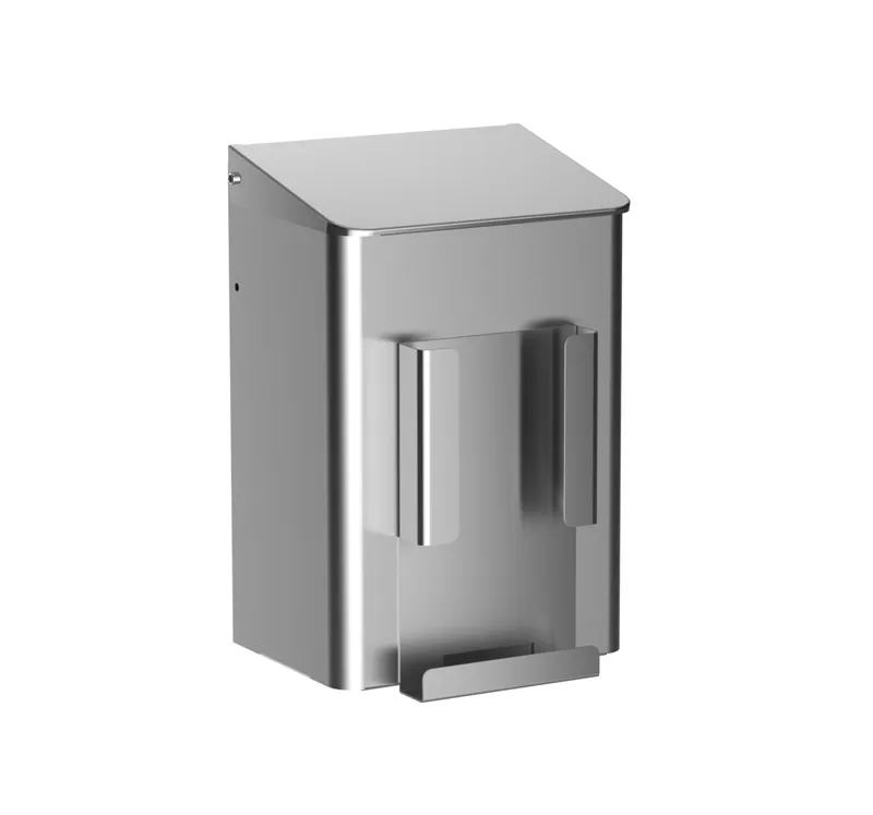CWS Hygienebox mit Papiertütenhalter 6 l Edelstahl matt gebürstet 325x212x184