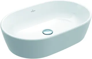 Villeroy & Boch Aufsatzwaschbecken Architectura 600x 400mm Oval m. ÜL. Weiß Alpin CeramicPlus