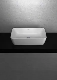 Villeroy & Boch Aufsatzwaschbecken Architectura 600x 405mm re-eckig m. ÜL. Weiß Alpin cplus – Bild 4