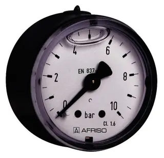 AFRISO Rohrfeder-Glyzerinmanometer RF40Gly 0/16bar G1/8B ax Kl.1,6 D611 – Bild 2