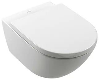 Wand-WC-Paket TwistFlush, spülrandlos more4YOU, Sitz inkl. Absenkautom., weiß
