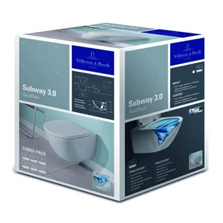 Wand-WC-Paket TwistFlush, spülrandlos more4YOU, Sitz inkl. Absenkautom., weiß – Bild 2