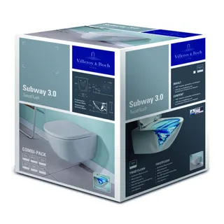 Wand-WC-Paket TwistFlush, spülrandlos more4YOU, Sitz inkl. Absenkaut., topweiß – Bild 2