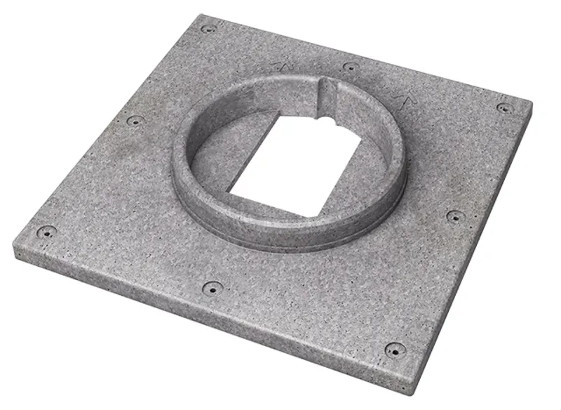 NO Wandadapterset WAQ 560 quadratisch, für L/W Inverter innen