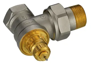 Danfoss Ventilgehäuse RA-G 20 R 3/4, Eck, matt vernickelt – Bild 2