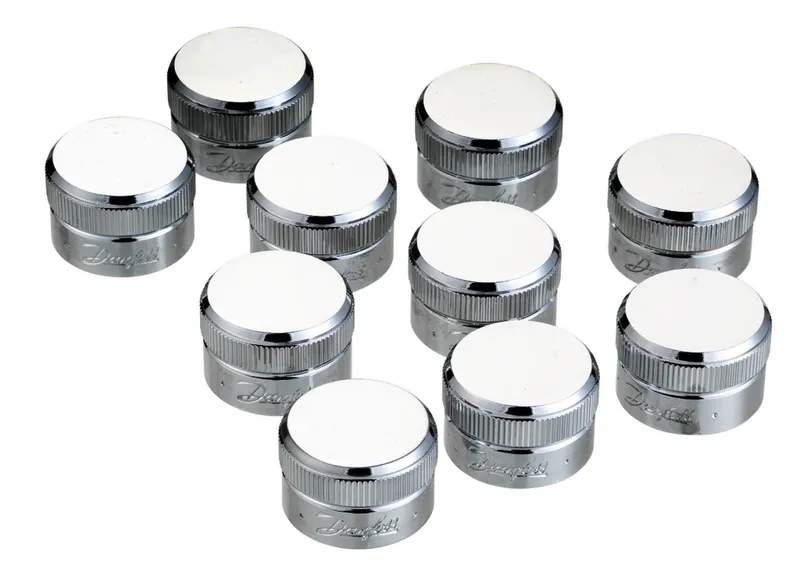Danfoss Abdeckkappe für RLV-K Chrom (Pack, 10 St)