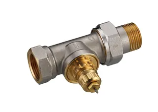 Danfoss Ventilgehäuse RA-G 20 R 3/4, Durchgang, matt vernickelt – Bild 4