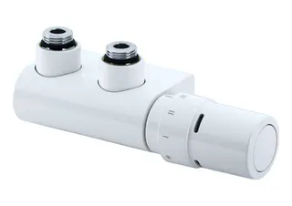 Danfoss Anschlussarmatur VHX Duo Set R 1/2, Eck, Verkehrsweiß, RAL 9016 – Bild 5