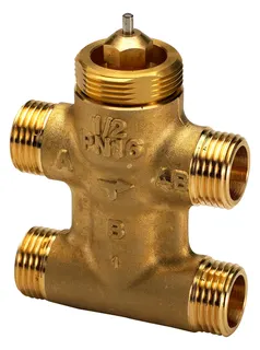 Danfoss 4-Wege-Ventil VZL 4 DN 15, kvs 1,6/1,0