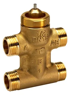 Danfoss 4-Wege-Ventil VZL 4 DN 15, kvs 1,6/1,0 – Bild 2
