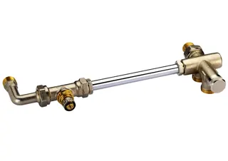 Danfoss Kupplungsgehäuse RA-KW Heizkörper: R 1/2, Anlage: G 3/4 AG – Bild 3