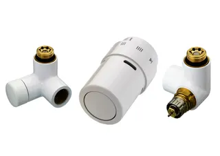 Danfoss X-tra Design Set RAL 9016, Ventilgehäuse RA-URX rechts