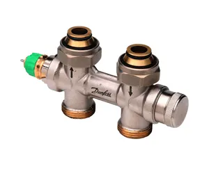 Danfoss dyn. VHS-DV Fühler re. o. links DG, Ventileinsatz im VL für Heizkörper mit 3/4"