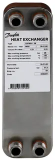 Danfoss Plattenwärmeübertrager XB06H-1 MicroPlate, 26 Platten, gelötet