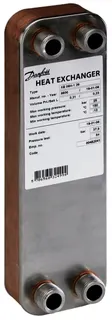 Danfoss Plattenwärmeübertrager XB06H-1 MicroPlate, 26 Platten, gelötet – Bild 5
