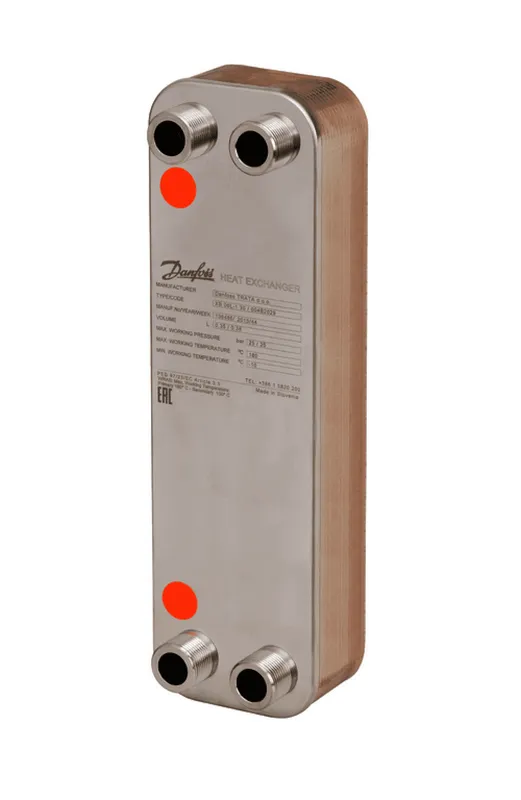 Danfoss gelöteter Wärmeübertrager MPHE XB 06H-1 36 PN25 G 3/4 A x 20mm