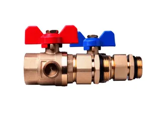 Danfoss Kugelhahn 1'' mit Verschraubung – Bild 2