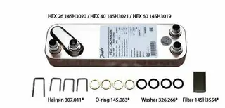 Danfoss Service Kit, HEX 40-Platten Wärmetauscher für EvoFlat(TM)
