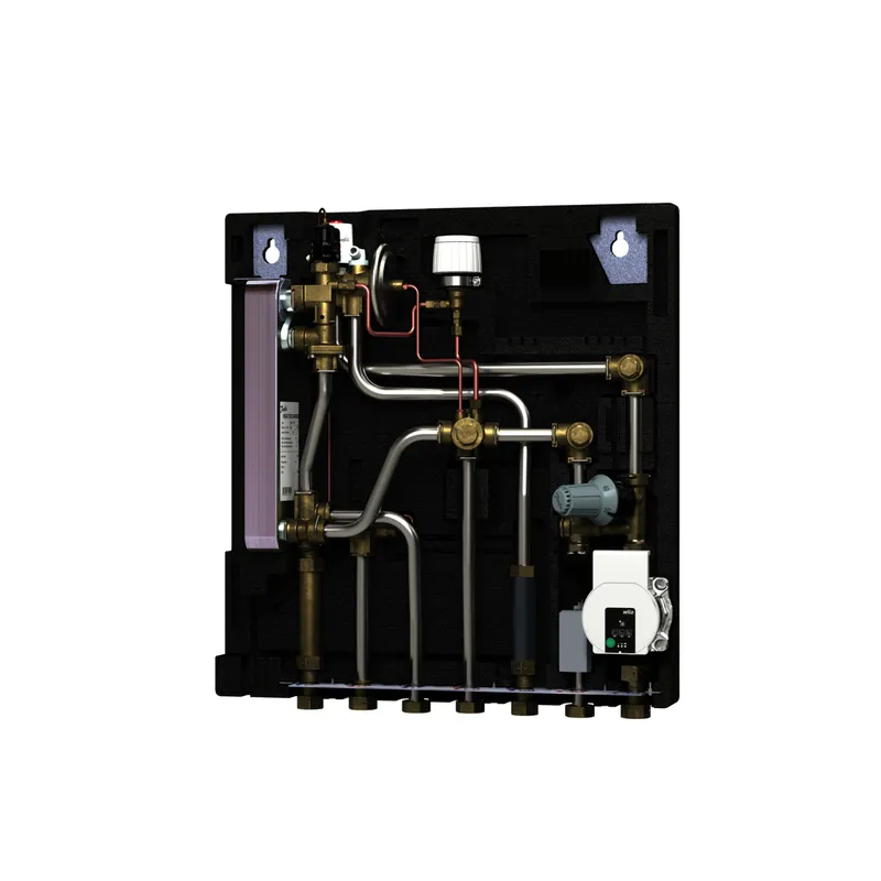 Danfoss Wohnungsstation Evoflat MSS 3 NT-Heizung, 55kW, Dämmhaube, HTC, Zirku