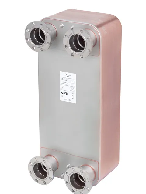 Danfoss Plattenwärmeübertrager XB66H-1 MicroPlate, 140 Platten, gelötet, DN65