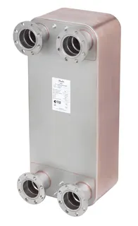 Danfoss Plattenwärmeübertrager XB66H-1 MicroPlate, 140 Platten, gelötet, DN65 – Bild 2