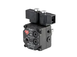Danfoss Ölbrennerpumpe BFP 52 E R3 mit 2 Magnetventilen, 24 l/h, Drehr, rechts,