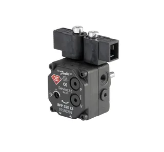 Danfoss Ölbrennerpumpe BFP 52 E R3 mit 2 Magnetventilen, 24 l/h, Drehr, rechts, – Bild 2
