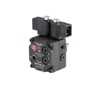 Danfoss Ölbrennerpumpe BFP 52 E L3 LES 2 Ventile, 24 l/h, Drehr, links,, Anschl rechts
