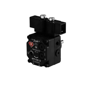 Danfoss Ölbrennerpumpe BFP 52 E L5 mit 2 Magnetventilen, 40 l/h, Drehr. li.