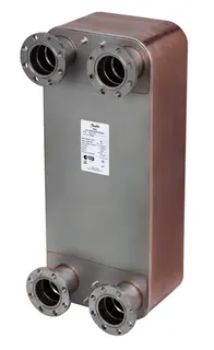 Danfoss Plattenwärmeübertrager XB66H-1 MicroPlate, 200 Platten, gelötet, DN65 – Bild 2