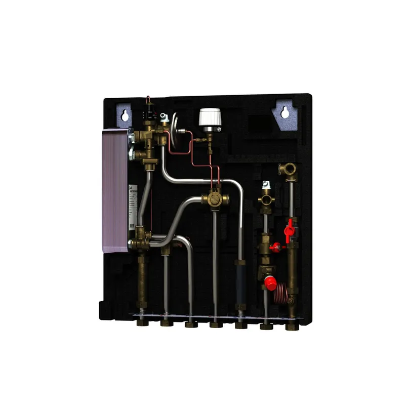 Danfoss Wohnungsstation Evoflat FSF 3 E 4-Leiter Version, 51kW, Dämmhaube