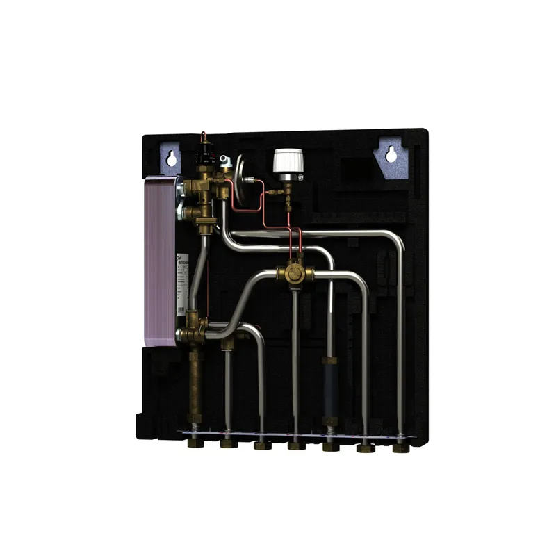 Danfoss Wohnungsstation Evoflat FSS 3 HT-Heizung, 55kW, Dämmhaube