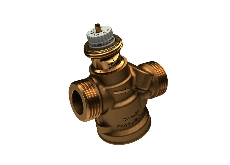 Danfoss druckunabh. Regelventil ABQM 4.0 DN15HF, 120-1200 l/h, oh.Messnip. 3/4"AG