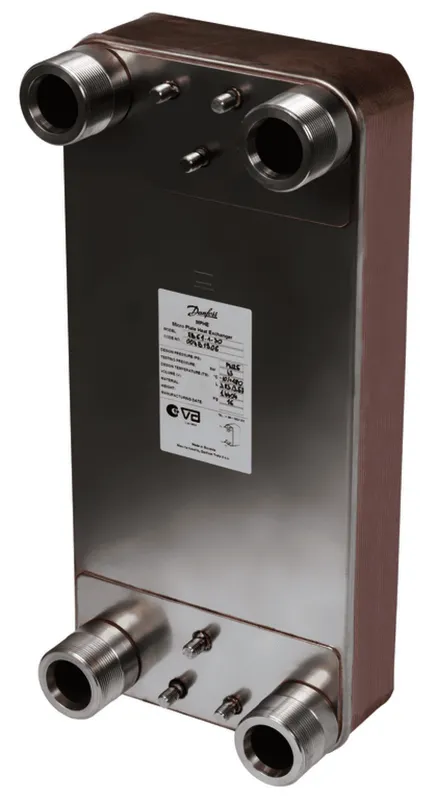 Danfoss Plattenwärmeübertrager XB61H-1 MicroPlate, 30 Platten, gelötet
