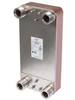 Danfoss Plattenwärmeübertrager XB61H-1 MicroPlate, 60 Platten, gelötet – Bild 3