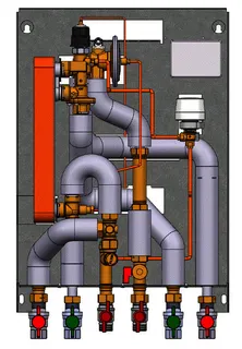 Danfoss EvoFlat Reno Typ 2 E 230V, incl, Kugelhähne