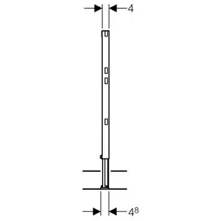 Geberit Abschlusselement Duofix für die Bauhöhen 820/880/1120/1300mm – Bild 3