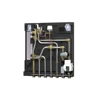 Danfoss Wohnungsstation Evoflat MSS 1 NT-Heizung, 37kW, Dämmhaube, HTC