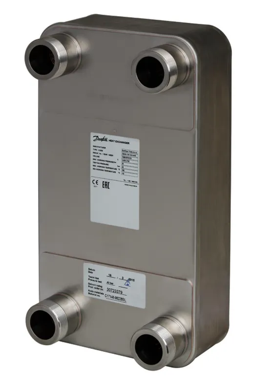 Danfoss gelöteter Wärmeübertrager MPHE XB 52M-1 140 PN25 G 2 A x 50mm