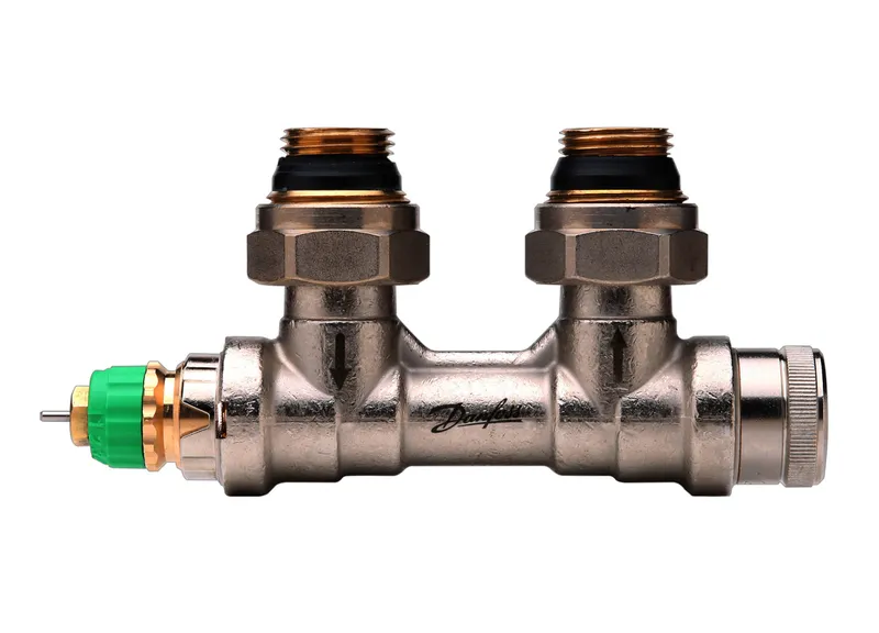 Danfoss dyn, VHS-DV Fühler links Eck, Ventileinsatz im RL für Heizkörper mit 1/2"