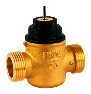 Resideo Zweiwegeventil VDE, PN16 DN15, kvs 0.63, flach dichtend, stetig – Bild 2