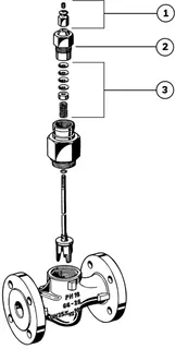 Resideo Zweiwegeventil DF-B-CI Grauguss, PN16, Flansch DN50, kvs 40 – Bild 5