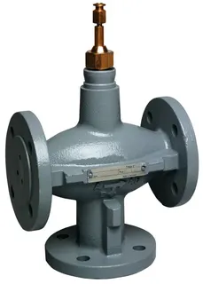 Resideo Dreiwegeventil XF-B Grauguss, PN16, Flansch DN65, kvs 63 – Bild 2