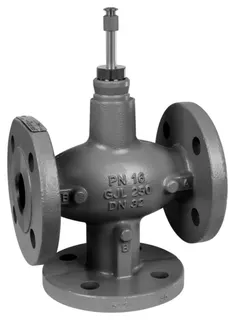 Resideo Dreiwegeventil XF-B Grauguss, PN16, Flansch DN50, kvs 40 – Bild 3