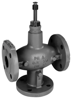 Resideo Dreiwegeventil XF-A Grauguss, PN6, Flansch DN32, kvs 16 – Bild 3