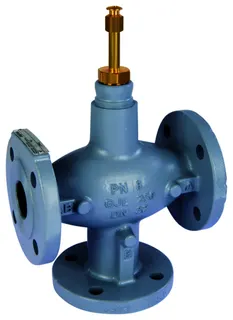 Resideo Dreiwegeventil XF-A Grauguss, PN6, Flansch DN80, kvs 100 – Bild 2