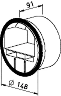Helios VKH 150-160/50-100 Volumenstrom Konstanthalter 50-100 cbmh – Bild 2